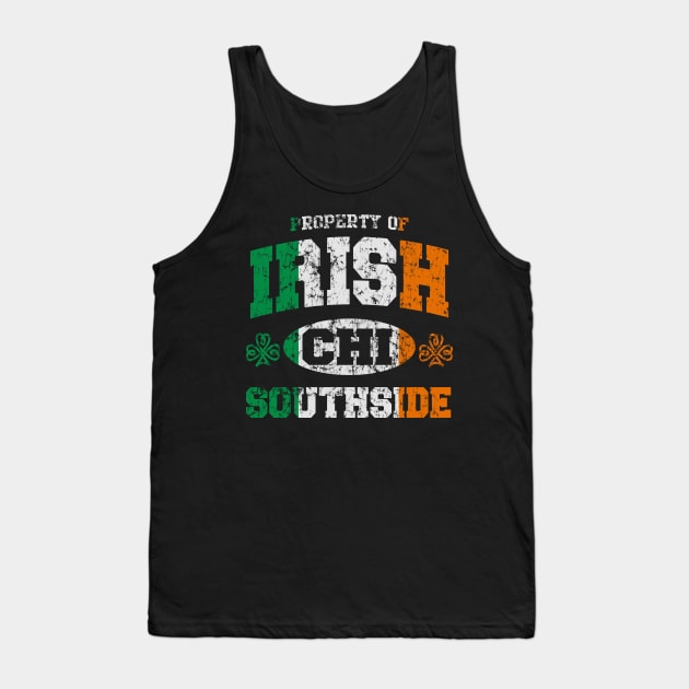 Irish Flag Chicago Southside Tank Top by E